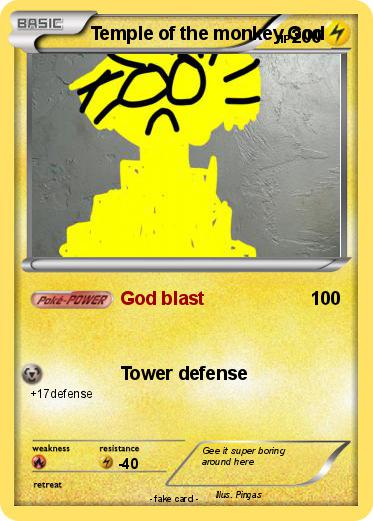 Pokemon Temple of the monkey God