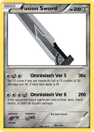 Pokemon Fusion Sword