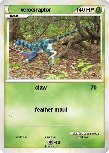 Pokemon velociraptor