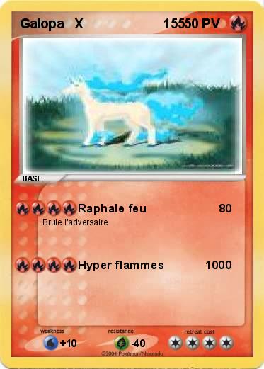 Pokemon Galopa   X                      155