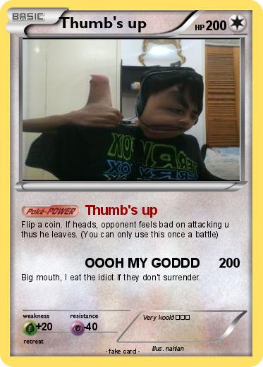 Pokemon Thumb's up