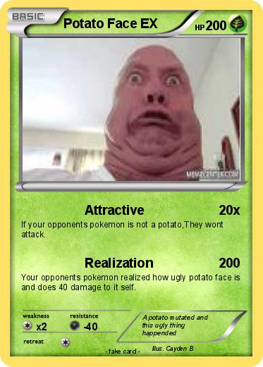 Pokemon Potato Face EX