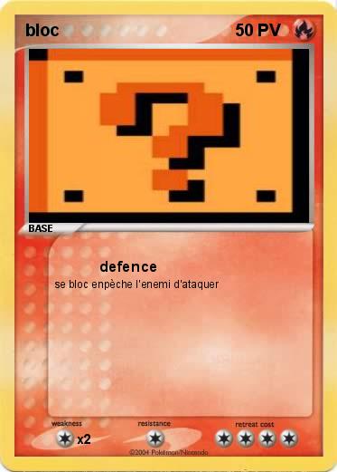Pokemon bloc