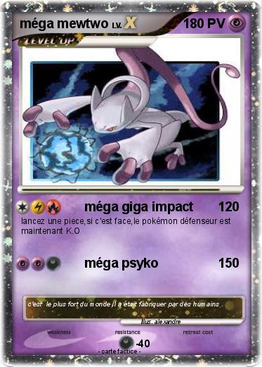 Pokemon méga mewtwo