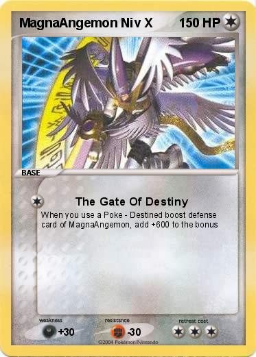 Pokemon MagnaAngemon Niv X