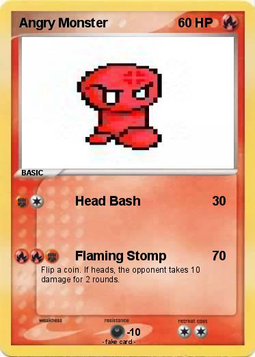 Pokemon Angry Monster