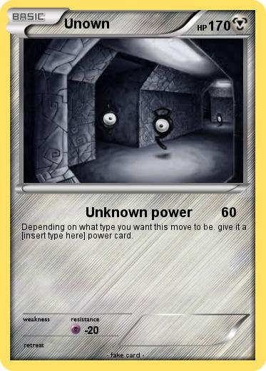Pokemon Unown