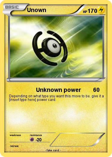 Pokemon Unown
