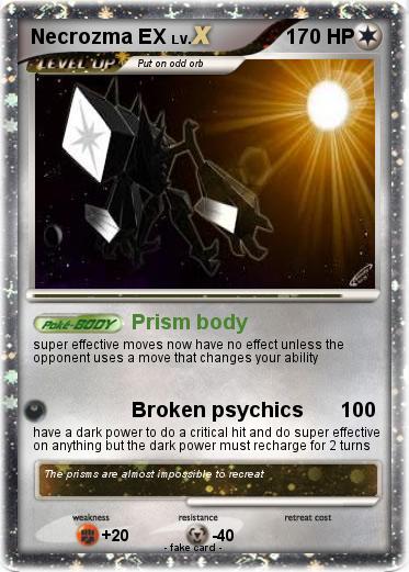 Pokemon Necrozma EX