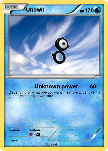 Pokemon Unown