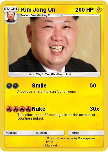 Pokemon Kim Jong Un