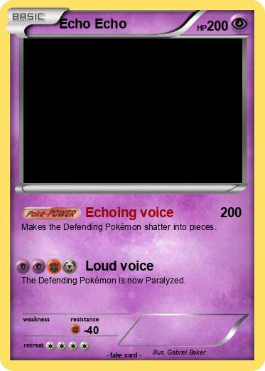 Pokemon Echo Echo