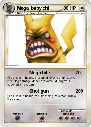 Pokemon Mega  baby chi