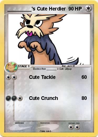 Pokemon _________'s Cute Herdier