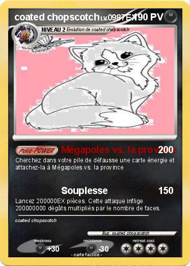 Pokemon coated chopscotch