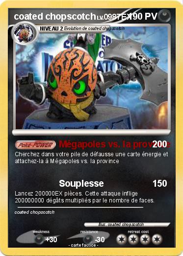 Pokemon coated chopscotch