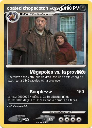 Pokemon coated chopscotch