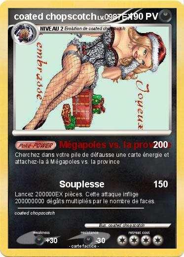 Pokemon coated chopscotch