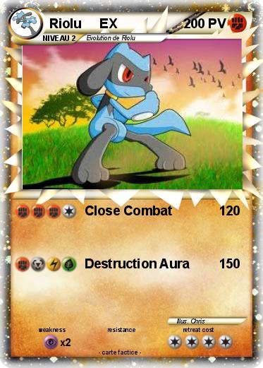 Pokemon Riolu     EX