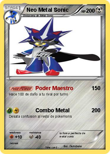 Pokemon Neo Metal Sonic