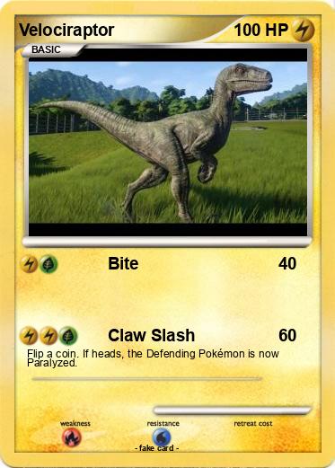 Pokemon Velociraptor