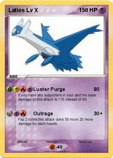 Pokemon Latios Lv X