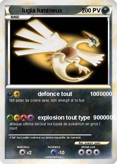 Pokemon lugia lumineux