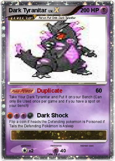 Pokemon Dark Tyranitar