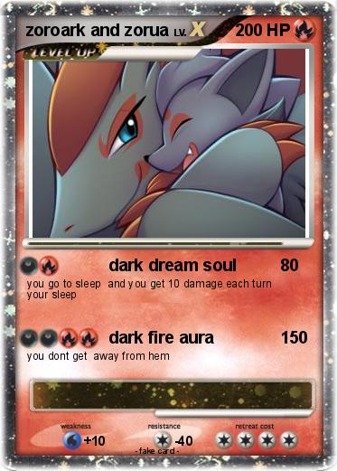 Pokemon zoroark and zorua