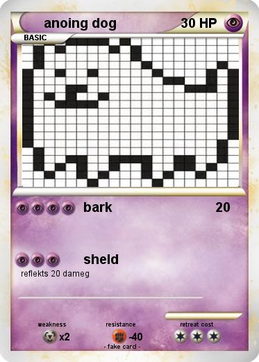Pokemon anoing dog