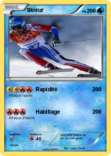 Pokemon Skieur