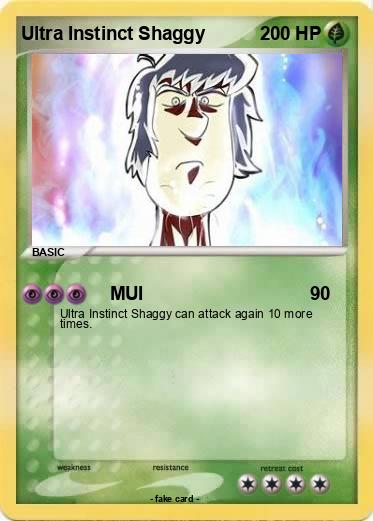 Pokemon Ultra Instinct Shaggy