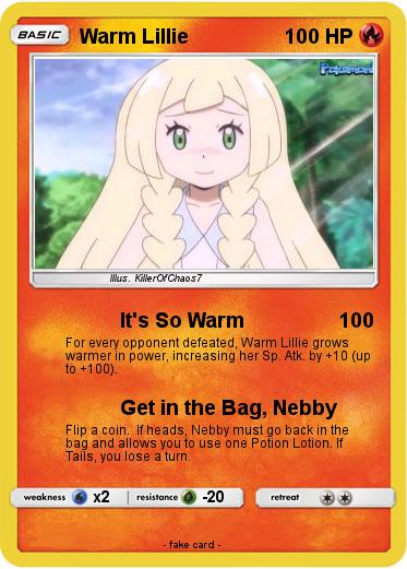 Pokemon Warm Lillie