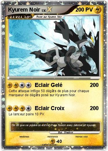 Pokemon Kyurem Noir