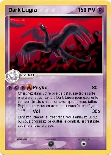 Pokemon Dark Lugia