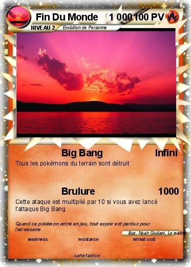 Pokemon Fin Du Monde    1 000