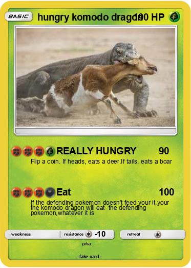 Pokemon hungry komodo dragon