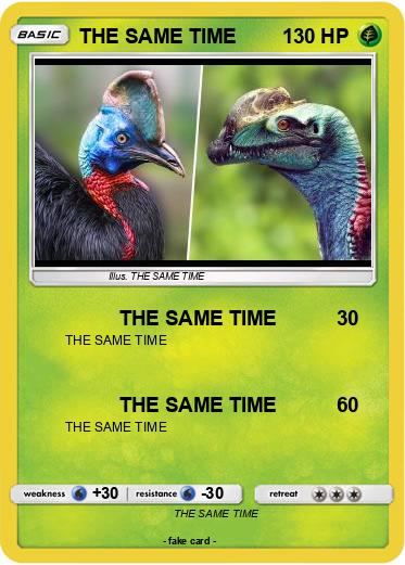 Pokemon THE SAME TIME