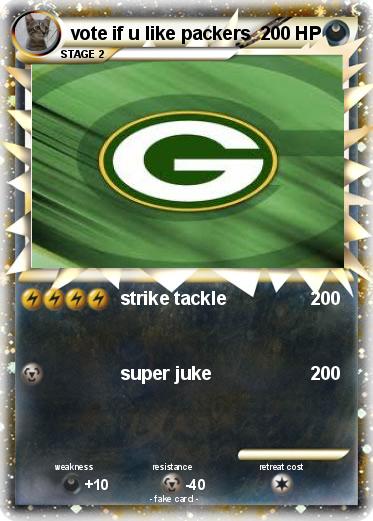 Pokemon vote if u like packers