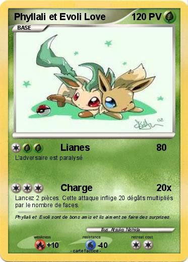 Pokemon Phyllali et Evoli Love