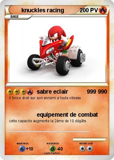Pokemon knuckles racing