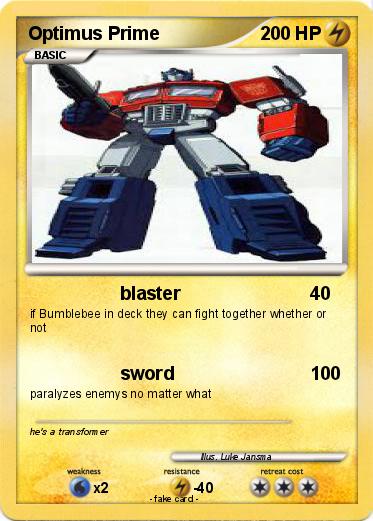 Pokemon Optimus Prime