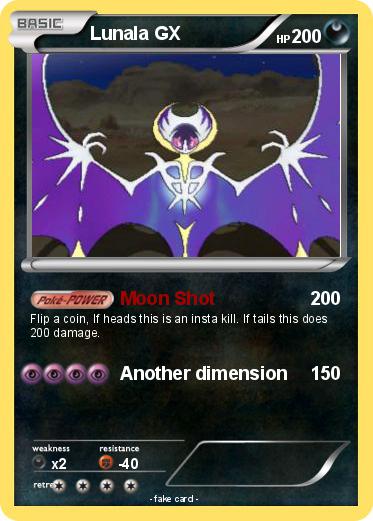 Pokemon Lunala GX