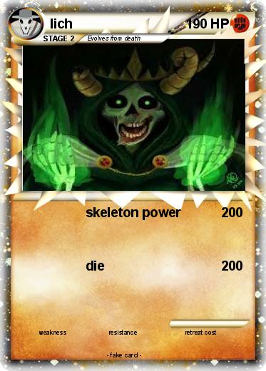 Pokemon lich