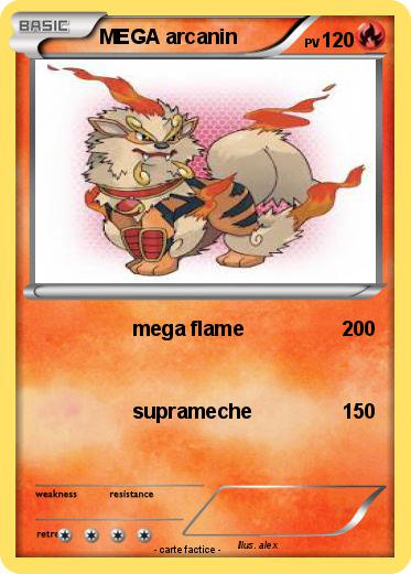 Pokemon MEGA arcanin