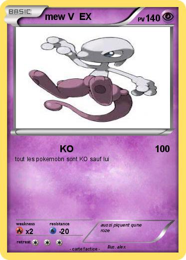 Pokemon mew V  EX