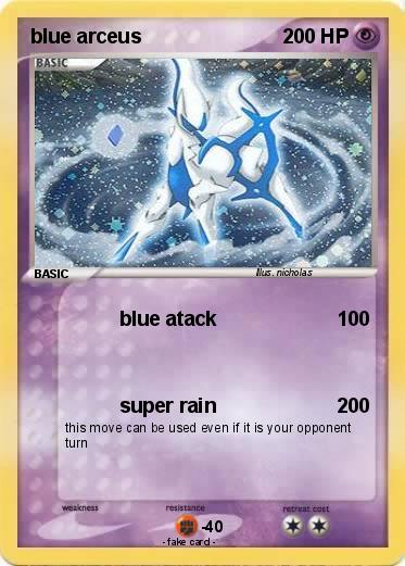 Pokemon blue arceus