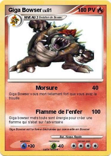 Pokemon Giga Bowser