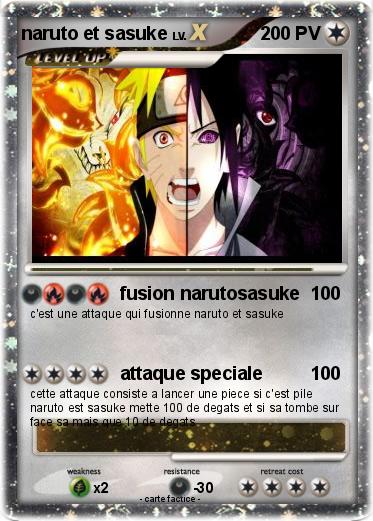 Pokemon naruto et sasuke