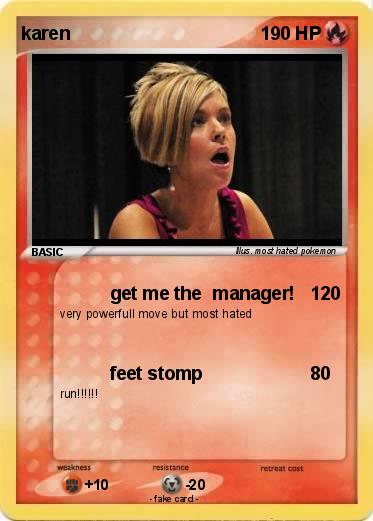 Pokemon karen